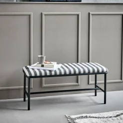 Bank, HDToda, Schwarz/Off-Weiß