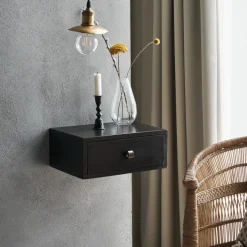 Beistelltisch, HDBedsi, Schwarz