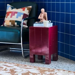 Beistelltisch, HDBrick, Rot