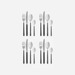 Besteckset, HDOx, Schwarz;Silber