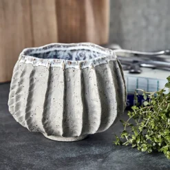 Blumentopf, HDShell, Beige/Grau