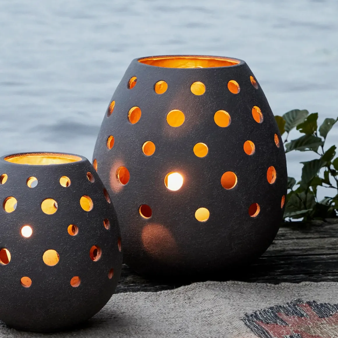 Candle holder, HDArtie, Grey