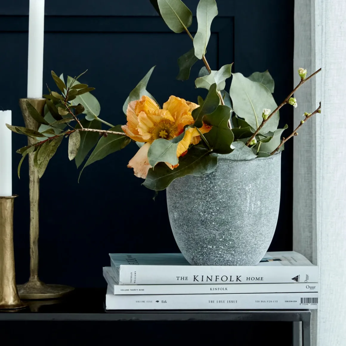 Candle holder, HDFrag, Grey