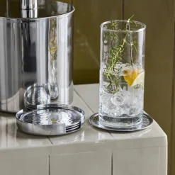 Coasters, HDCoaster, Silber-Finish