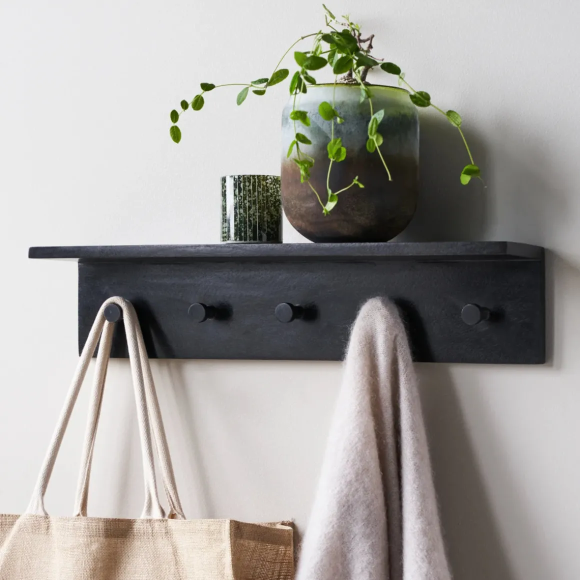 Coat rack, HDSate, Black