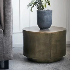 Couchtisch, Rota, Antikes Messing