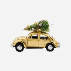 Dekoration, HDXmas car, Gold