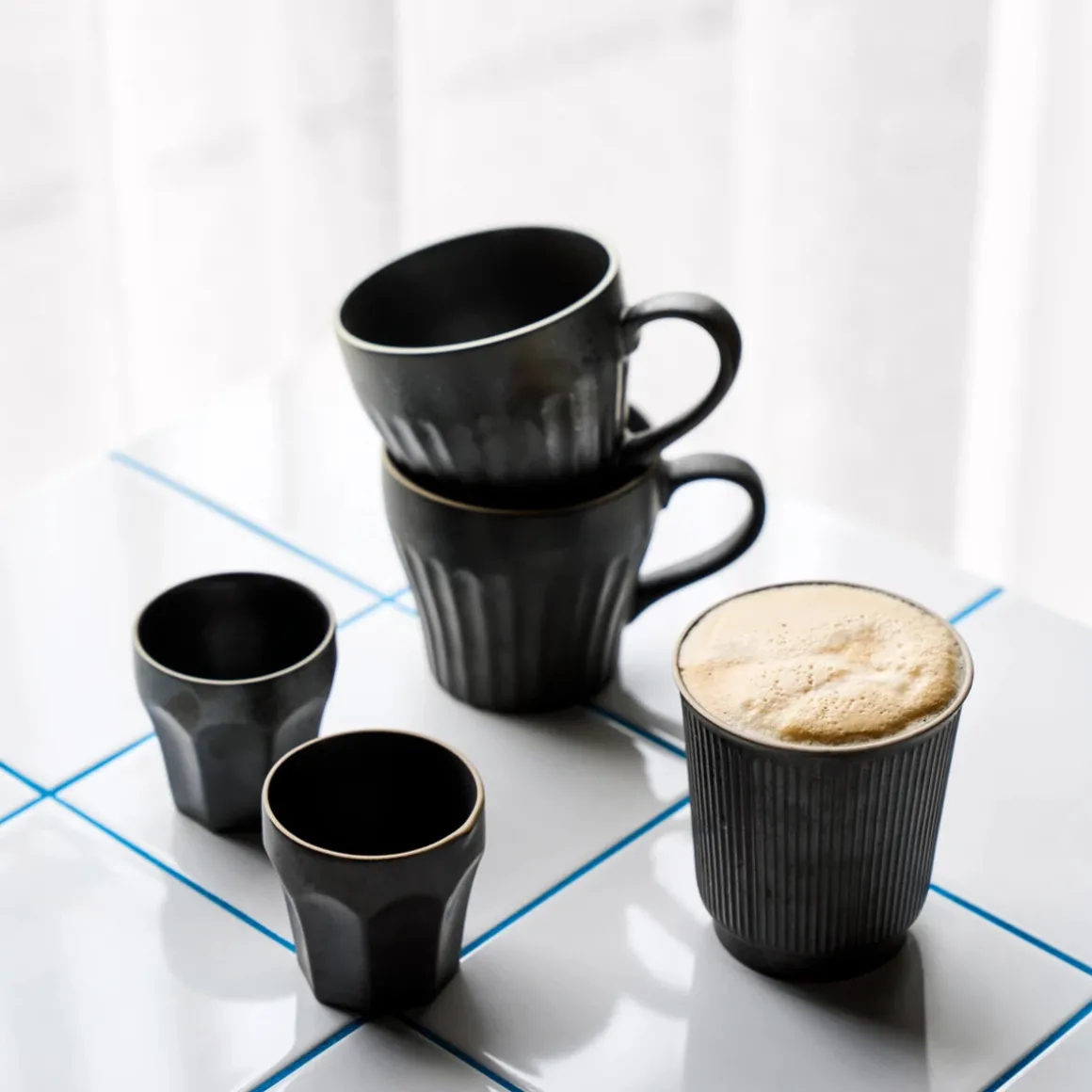 Espressobecher, Berica, Schwarz