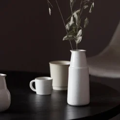 Flasche, Pion, Grau/ weiß