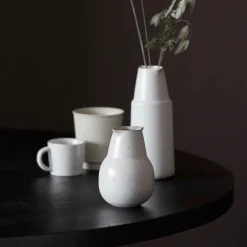 Flasche, Pion, Grau/ weiß