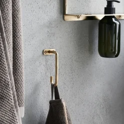 Haken, HDWelo, Oberfläche aus gebürstetem Messing