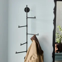 Hakenleiste, HDFlex, Schwarz