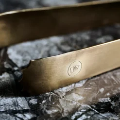 Ice cube tong, HDBaar, Antikes Messing-Finish