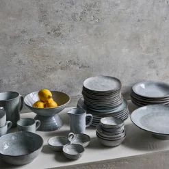 Kanne, Rustic, Grau/Blau