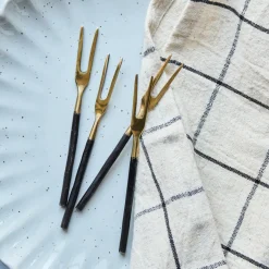 Küchenutensilien, HDFork, Antikes Messing