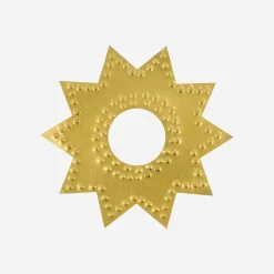 Kerzenringe, HDRing, Antikes Messing-Finish