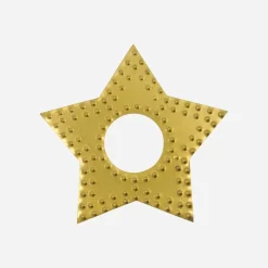 Kerzenringe, HDRing, Antikes Messing-Finish