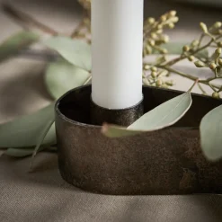 Kerzenständer, HDFlood, Antikes Braun