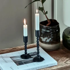 Kerzenständer, HDMala, Schwarz