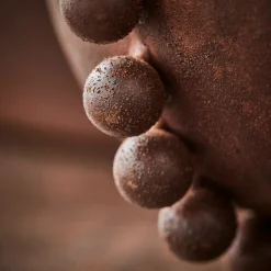 Kerzenständer, HDManet, Rot gebrannt