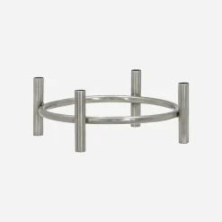 Kerzenständer, HDMaxi, Advent, Antik-Silber