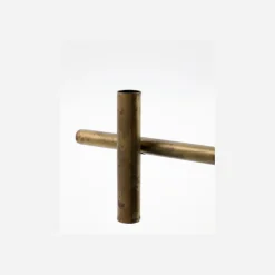 Kerzenständer, HDMaxi45, Antikes Messing-Finish