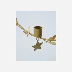 Kerzenständer, HDMistel, Messing-finish