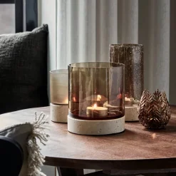 Kerzenständer, HDRivo, Braun