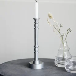 Kerzenständer, Jersey, Silber oxidiert