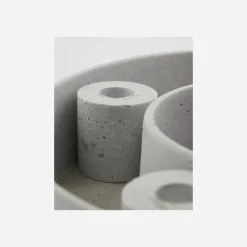 Kerzenständer, The Ring, Grau