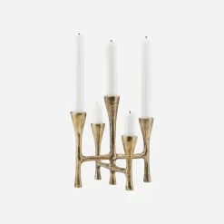 Kerzenständer, Tristy, Messing-finish