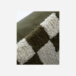 Kissenbezug, HDChess, Grün;Off-White