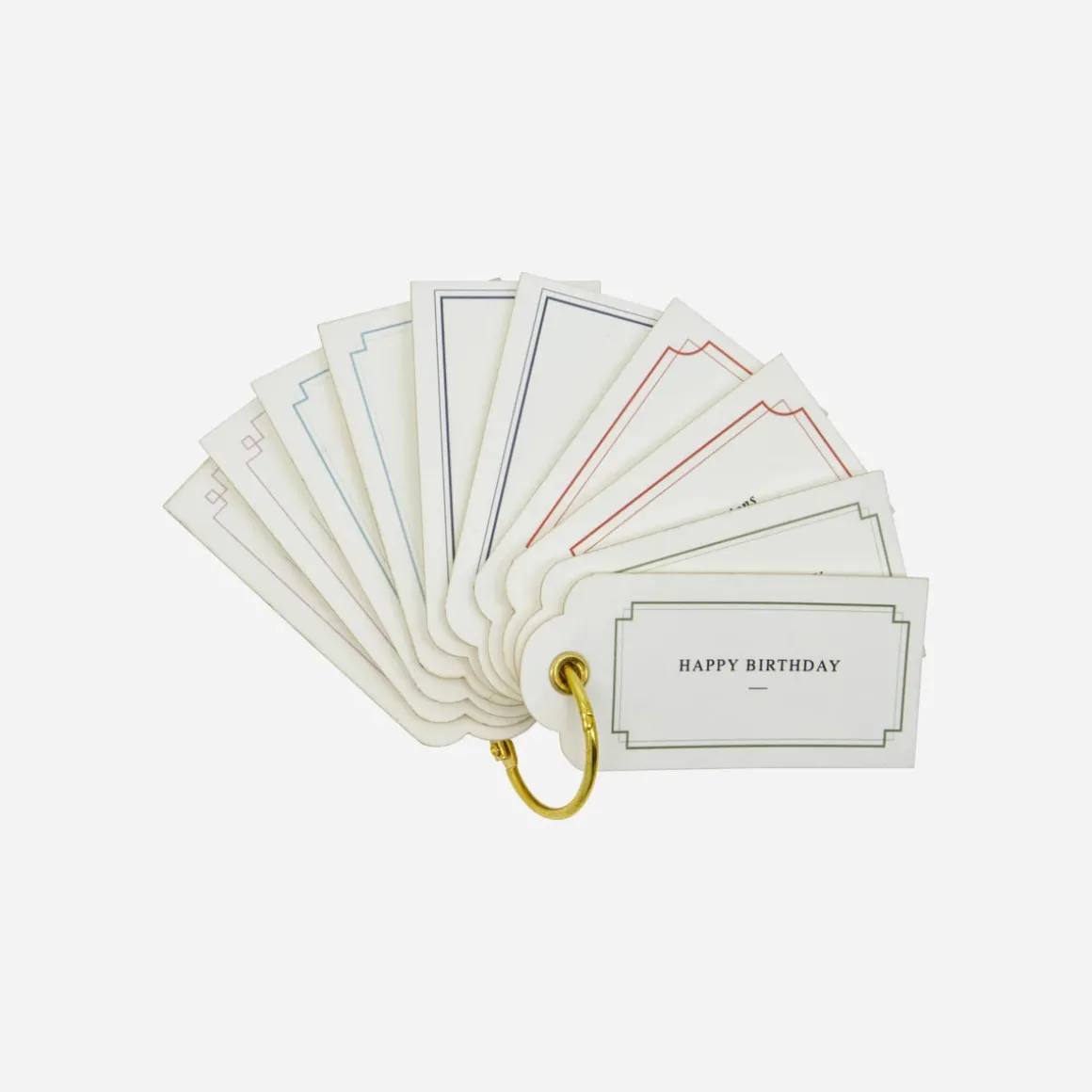 Kleine Tags, HDNila, Blau;Rot;Senfgelb;Grün;Dunkelblau