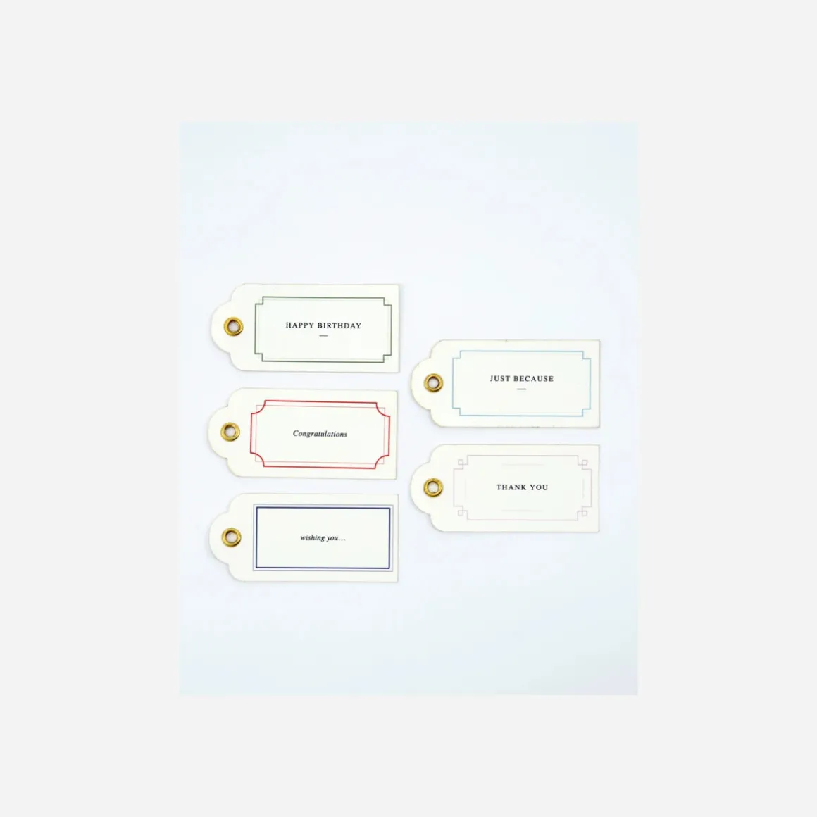 Kleine Tags, HDNila, Blau;Rot;Senfgelb;Grün;Dunkelblau