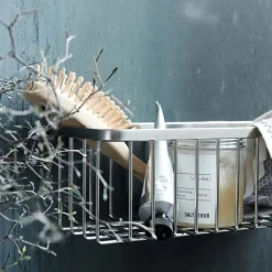 Korb, Bath, Single, Silber