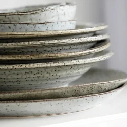 Kuchenteller, Rustic, Grau/Blau