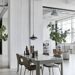 Lampe, Boston, Antikes braun