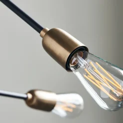 Lampe, Molecular, Schwarz/Messing