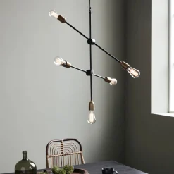 Lampe, Molecular, Schwarz/Messing