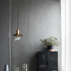 Lampenschirm, HDHatt, Antikmessing