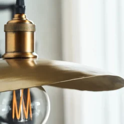 Lampenschirm, HDHatt, Antikmessing