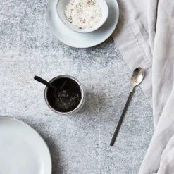 Langer Löffel, HDOx, Schwarz;Silber