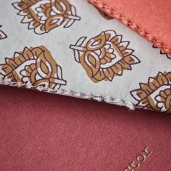 Notizbuch, HDWrite, Beige/Burgundy/Orange