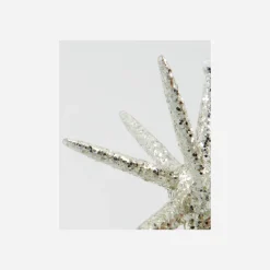 Ornamente, HDSpike, Silber m. Glitzer