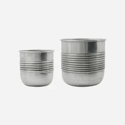 Pflanzer, HDGroove, Antiksilber-Finish