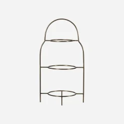 Plate stand, HDSana, Antique brass finish