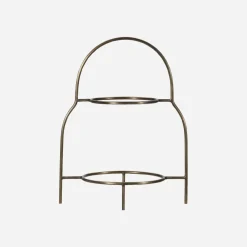 Plate stand, HDSana, Antique brass finish