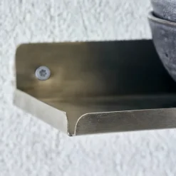 Regal, HDLedge, gebürstetes Silber