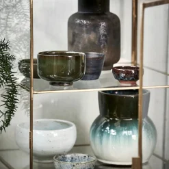 Schrank, Glass, Messing