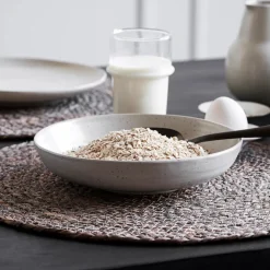 Schüssel, Pion, Grau/ weiß